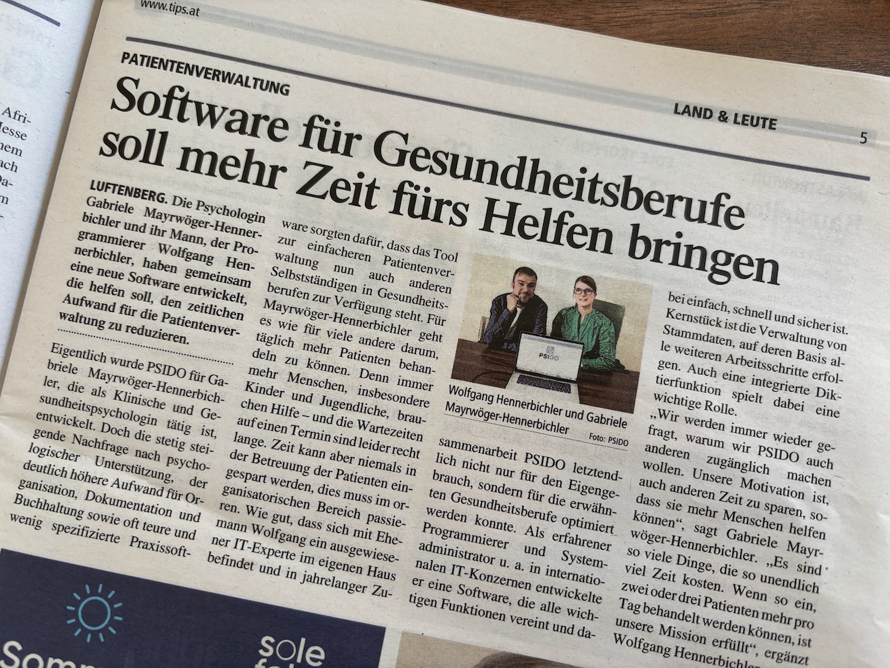 Zeitungsartikel